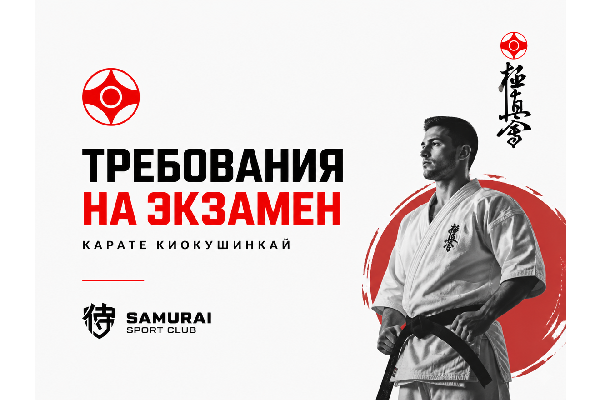 Требования на экзамен карате киокушинкай